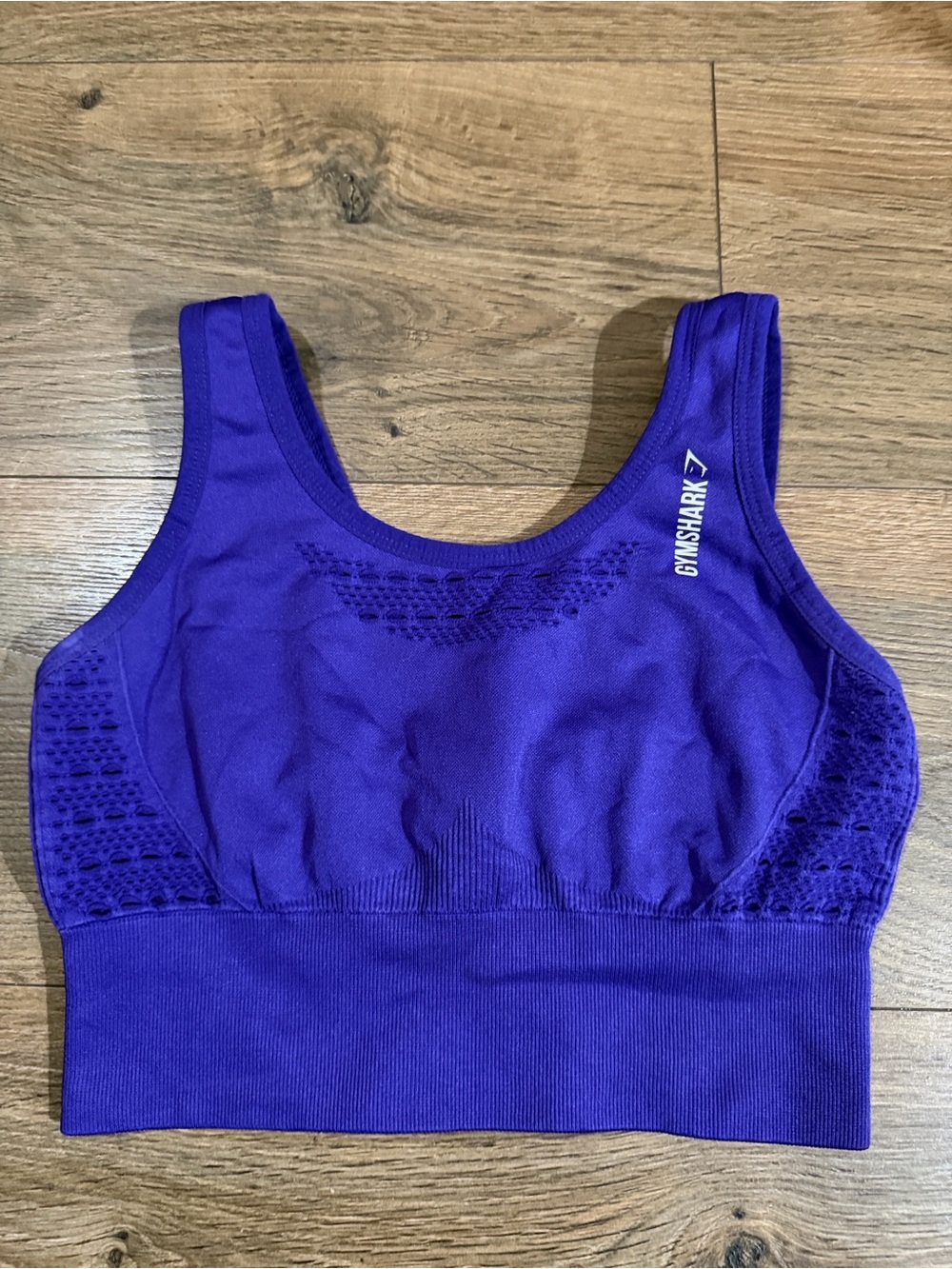 Gymshark Vibrant Purple Seamless Crop Sports Bra size XS